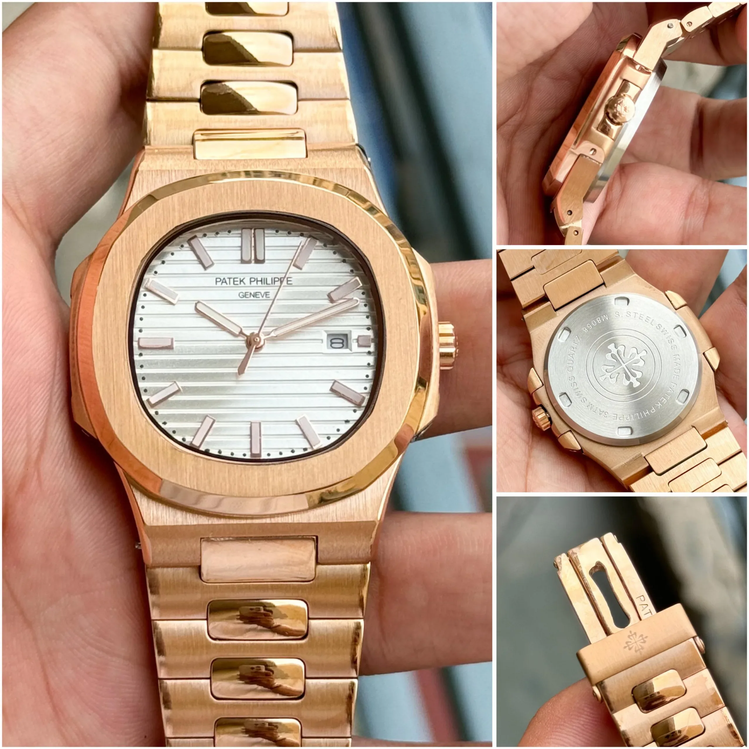 PATEK PHILIPPE 7AAA ORIGINAL WHITE DIAL - Image 4