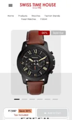 FOSSIL STAINLESS STEEL 7AAA PREMIUM BLACK - Image 2