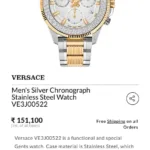 VERSACE GRECA CHRONOGRAPH 7AA PREMIUM