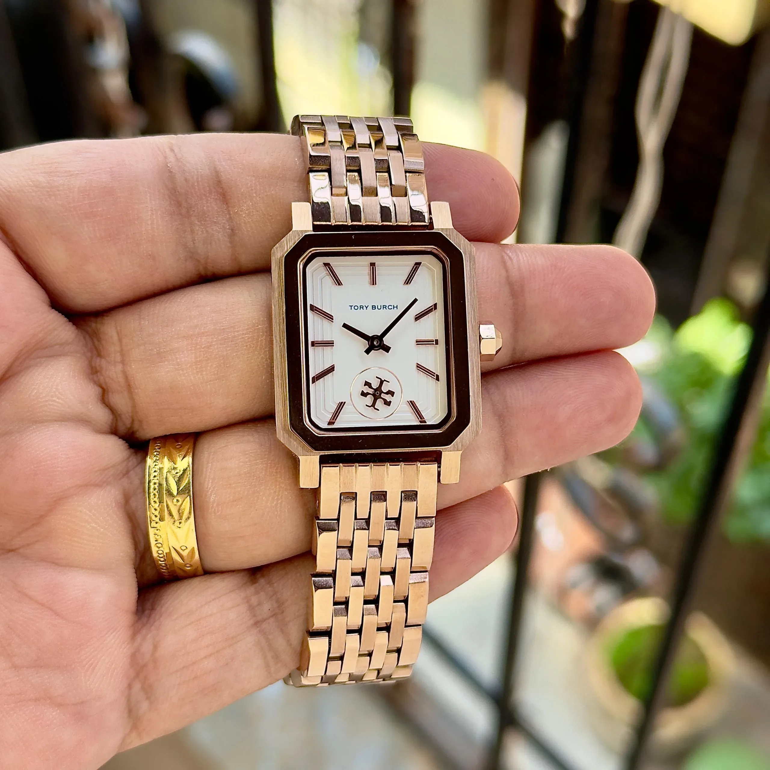 TORY BURCH ROBINSON ROSEGOLD 7AA WHITE DIAL - Image 3