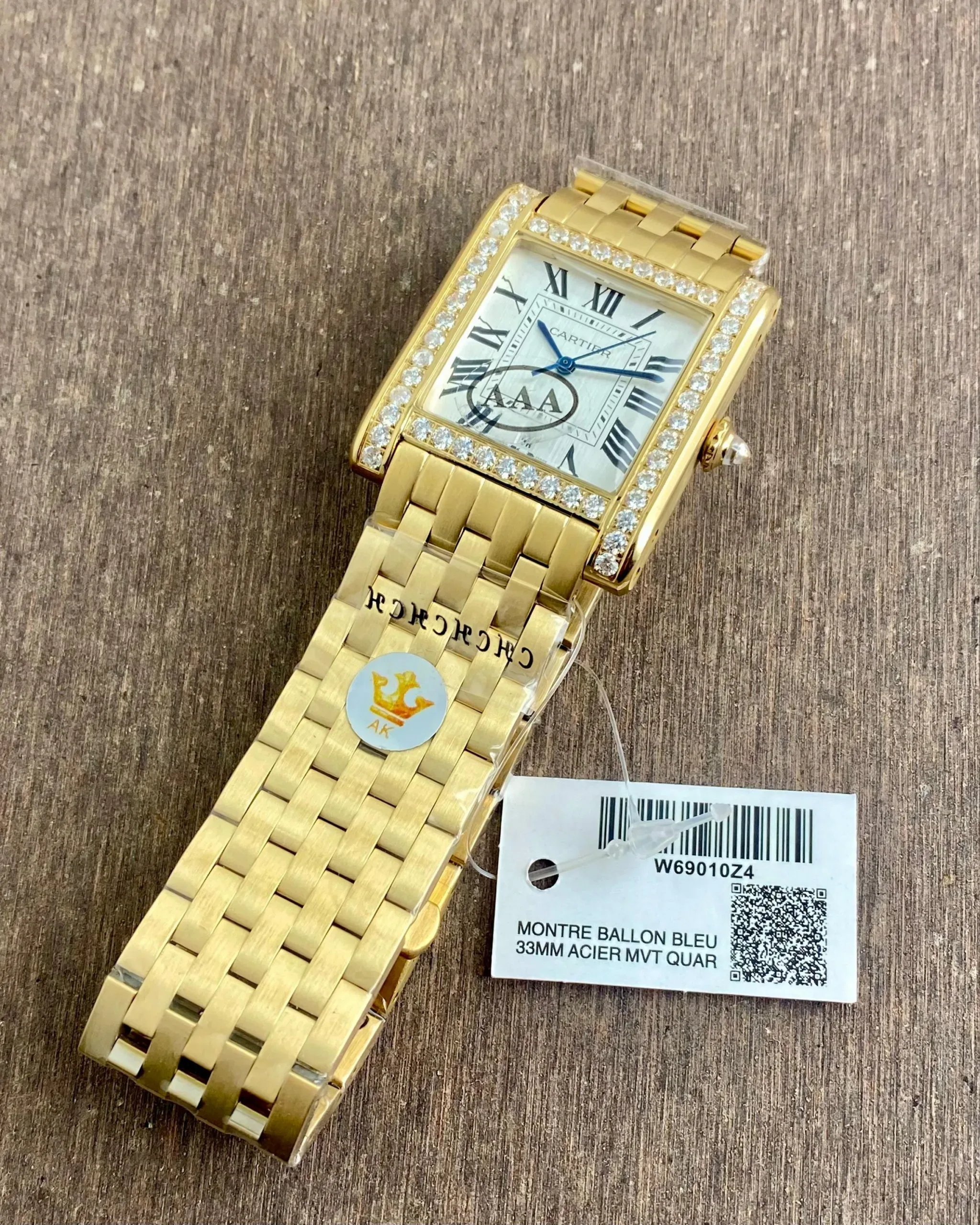 CARTIER SENI ETA STAINLESS STEEL AAA GOLDEN - Image 4