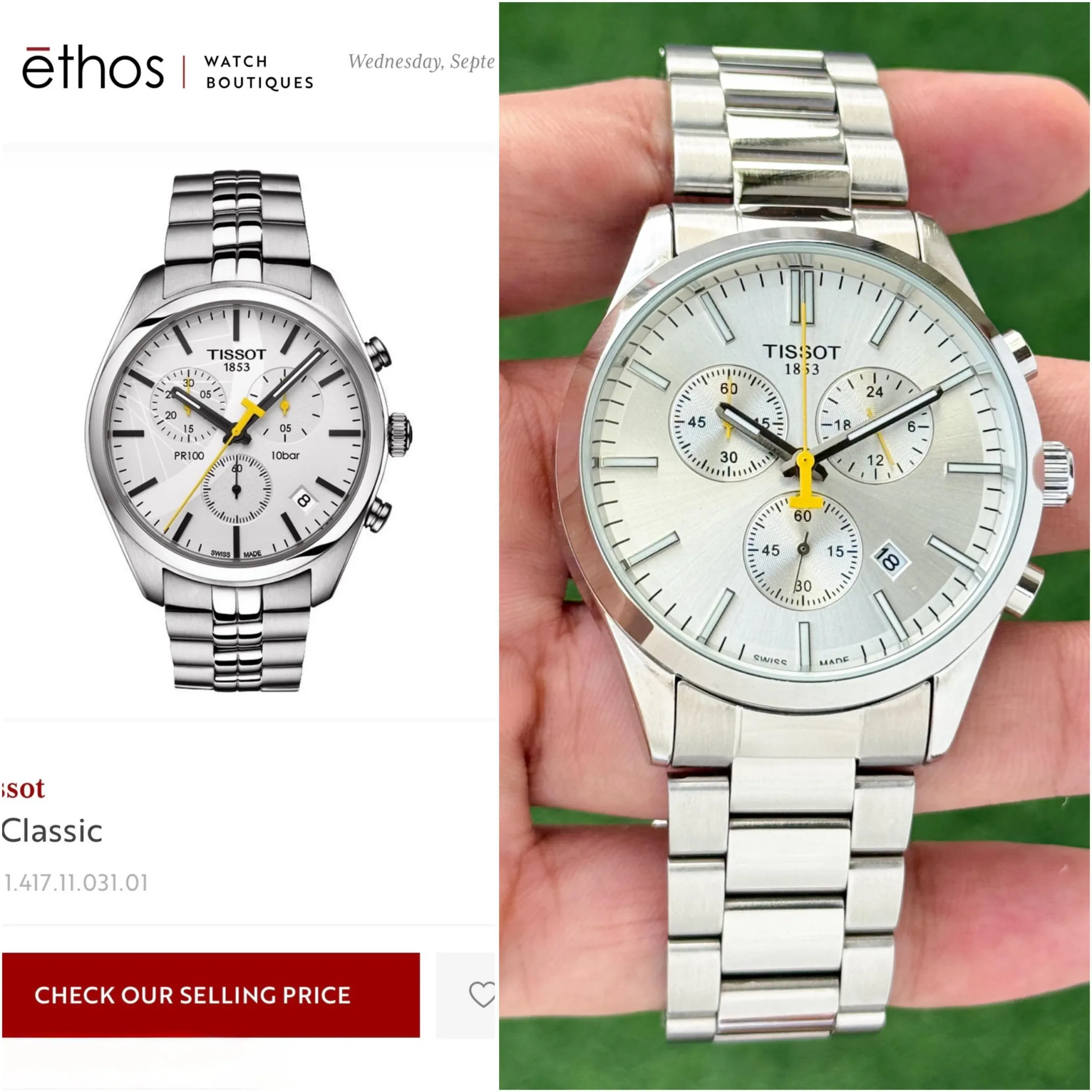 TISSOT T-SPORT STAINLESS STEEL 7AA PREMIUM - Image 4