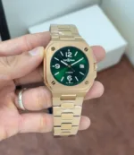 BELL & ROSS 10AA PREMIUM GREEN & ROSEGOLD