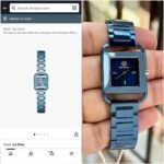 TORY BURCH ICE BLUE MINI KIRA STAINLESS STEEL - Image 4