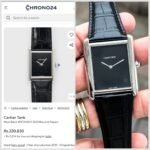 CARTIER TANK LOUIS WSTA0072 7AA PREMIUM BLACK DIAL - Image 3
