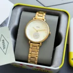 FOSSIL GOLDEN STAINLESS STEEL 7AA PREMIUM