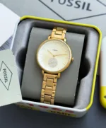 FOSSIL GOLDEN STAINLESS STEEL 7AA PREMIUM