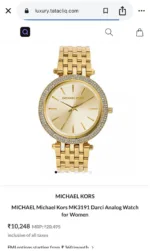 MICHAEL KORS DARCI 7A ORIGINAL GOLD CHAIN - Image 5