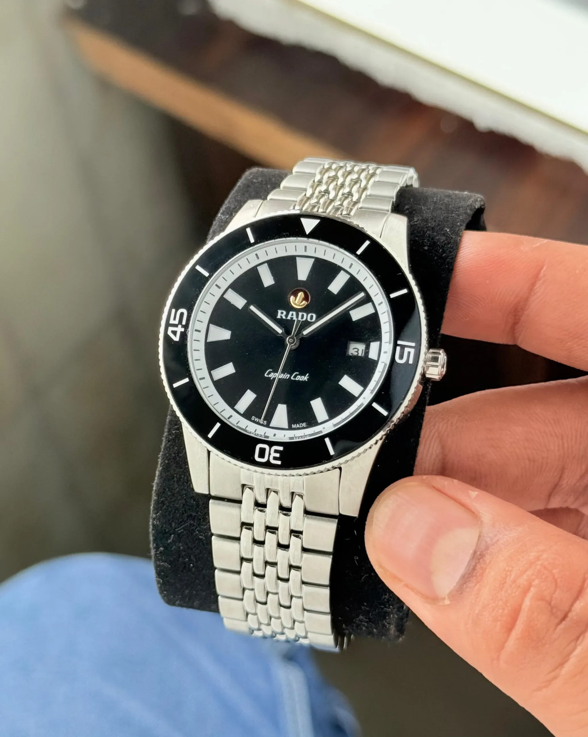 RADO CAPTAIN COOK 7AAA PREMIUM AUTOMATIC BLACK DIAL - Image 1