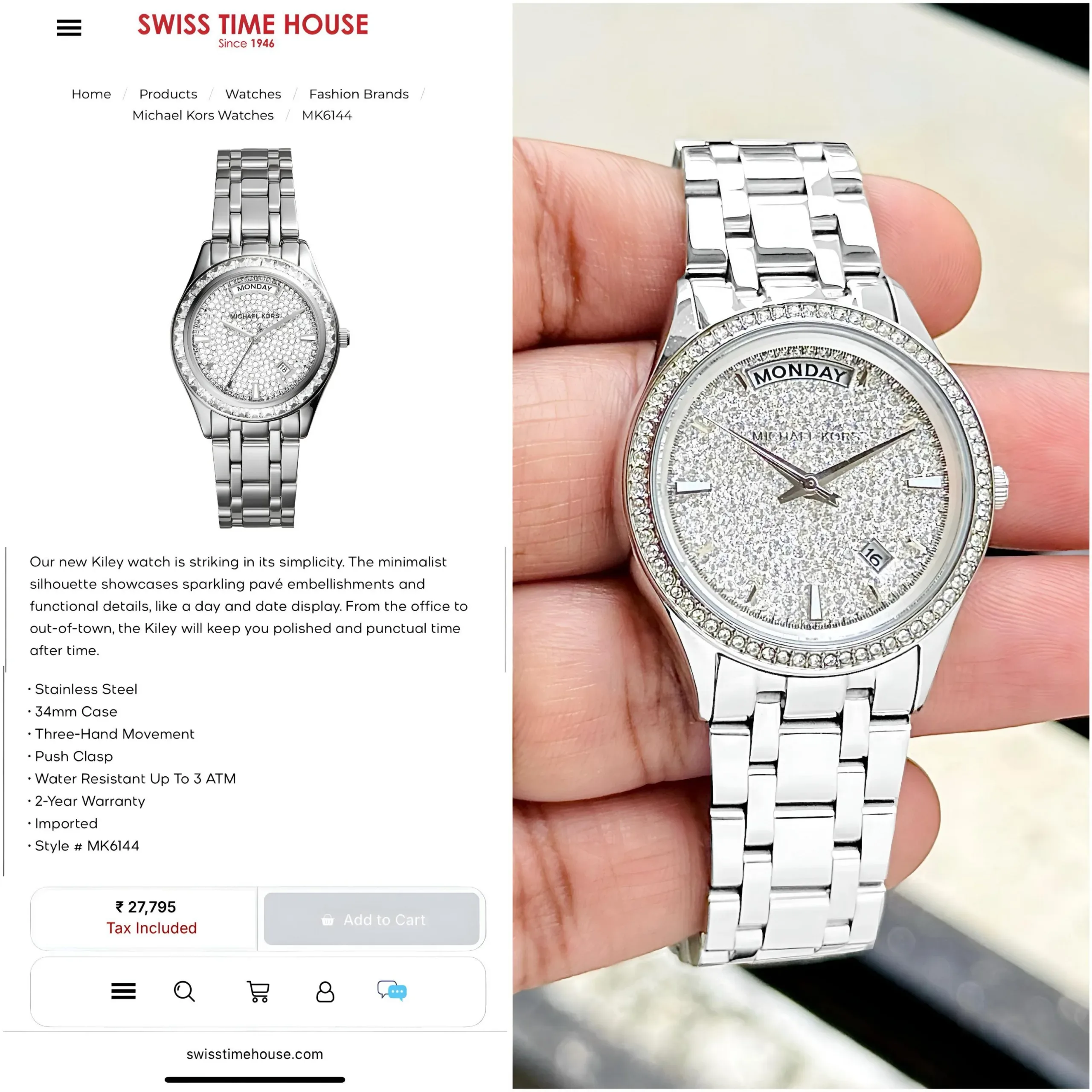 MICHAEL KORS KILEY 7AA ULTRA PREMIUM - Image 3