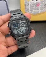 CASIO WORLD TIME YOUTH BLACK QUARTZ MOVEMENT - Image 2