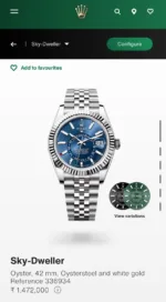ROLEX SKY-DWELLER CLASSIC 7AAA PREMIUM AUTOMATIC - Image 2