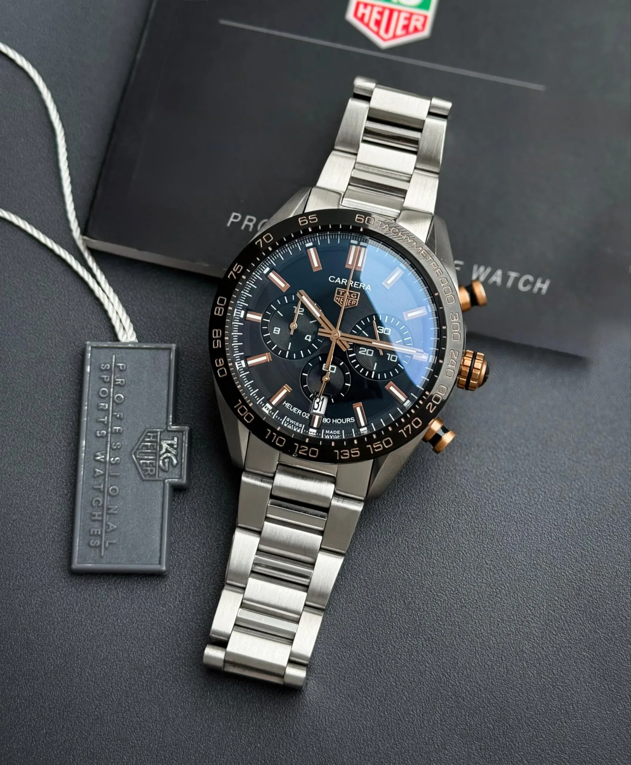TAG HEUER 7AA PREMIUM ORIGINAL BLACK DIAL - Image 5