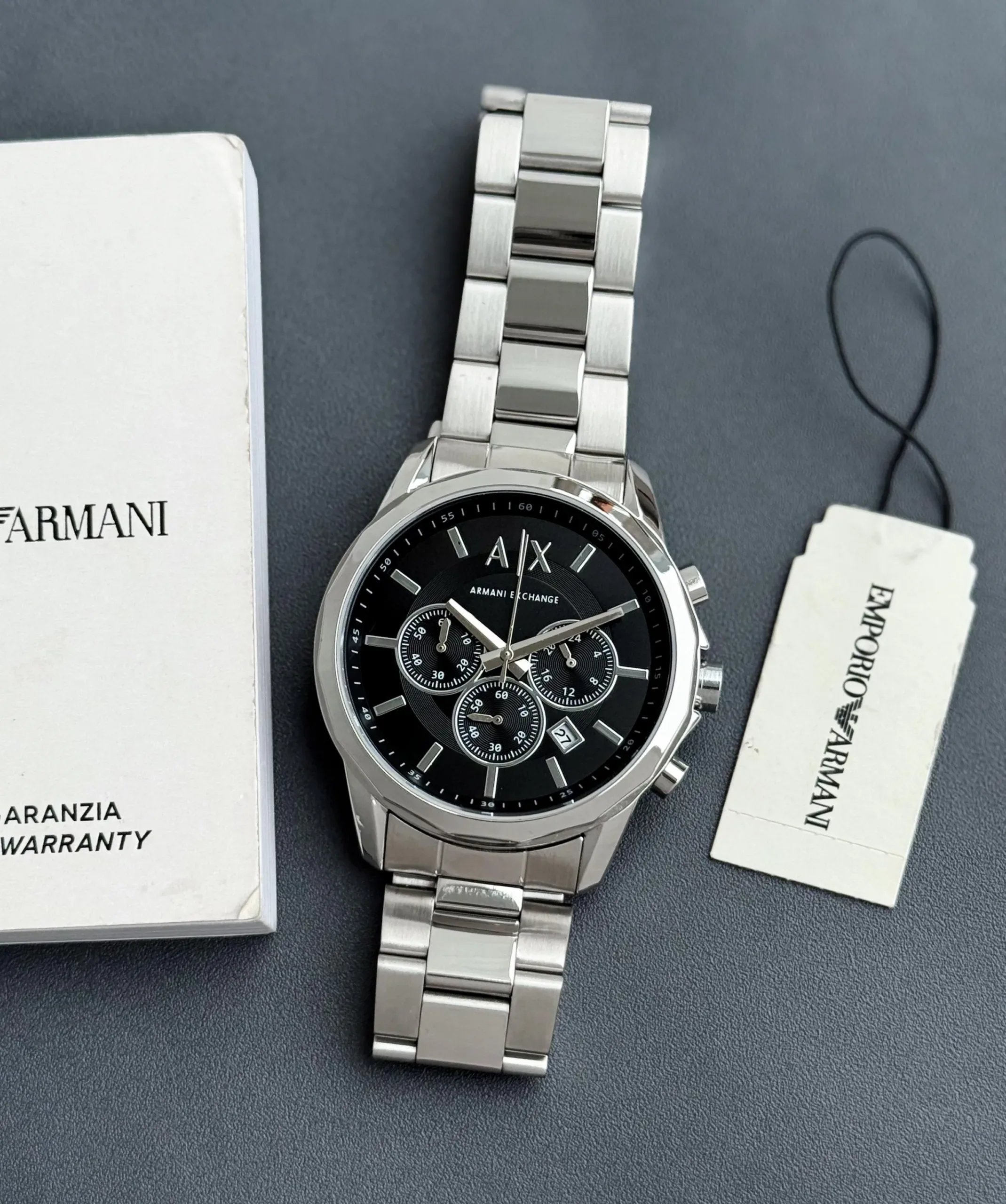 ARMANI EXCHANGE 7AAA ORIGINAL BLACK DIAL - Image 4