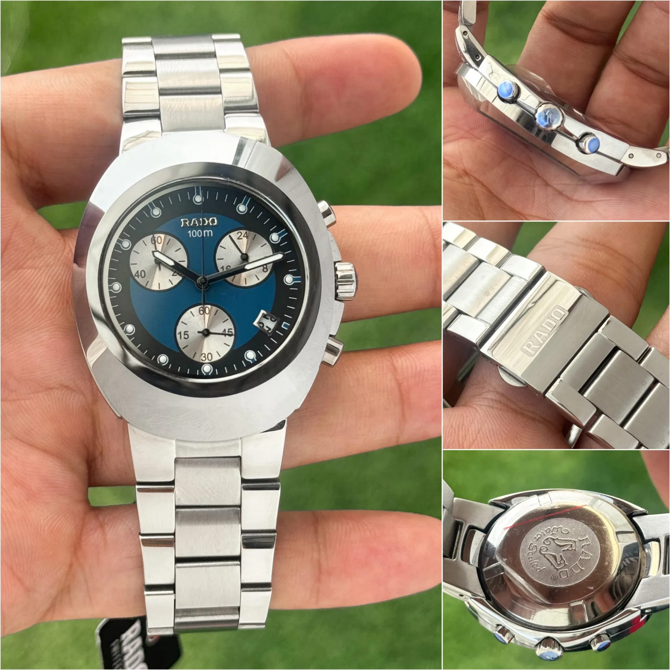 RADO QUARTZ MOVEMENT SLIM BLUE DIAL - Image 4