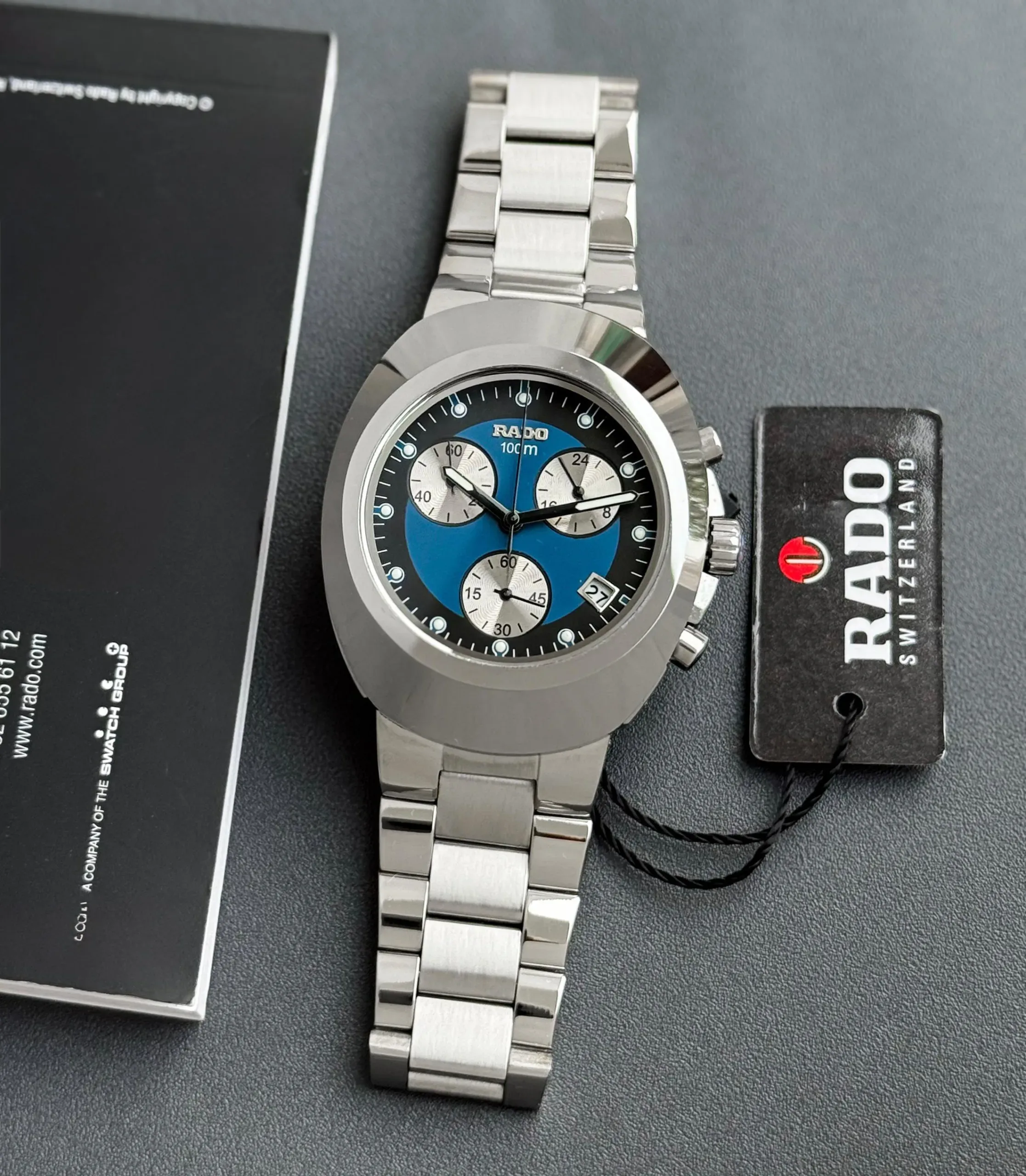 2025/09/1000045807-jpg.webp RADO QUARTZ MOVEMENT SLIM BLUE DIAL - Image 1