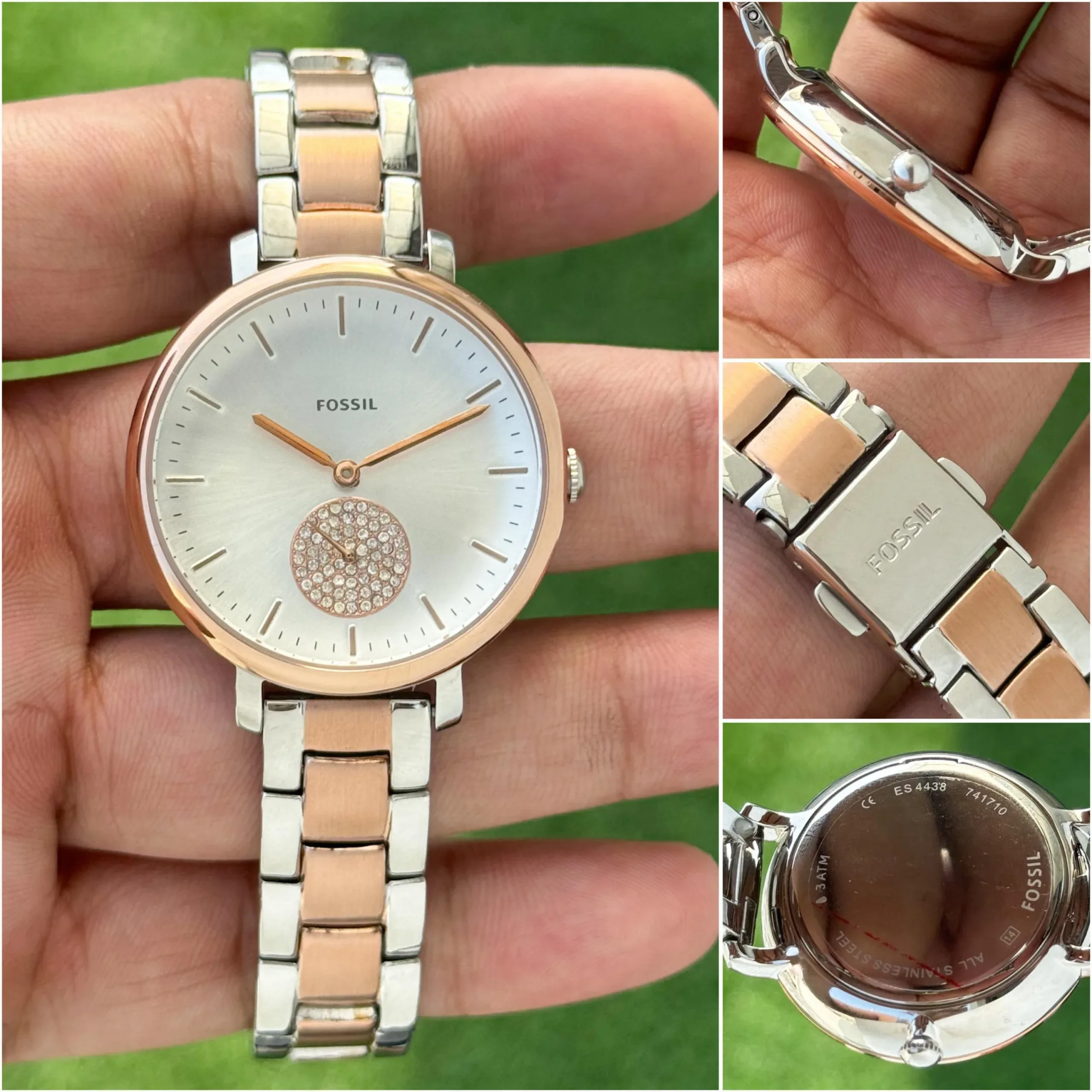 FOSSIL STAINLESS STEEL 7AA PREMIUM ROSEGOLD BEZEL - Image 5