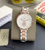 FOSSIL STAINLESS STEEL 7AA PREMIUM ROSEGOLD BEZEL
