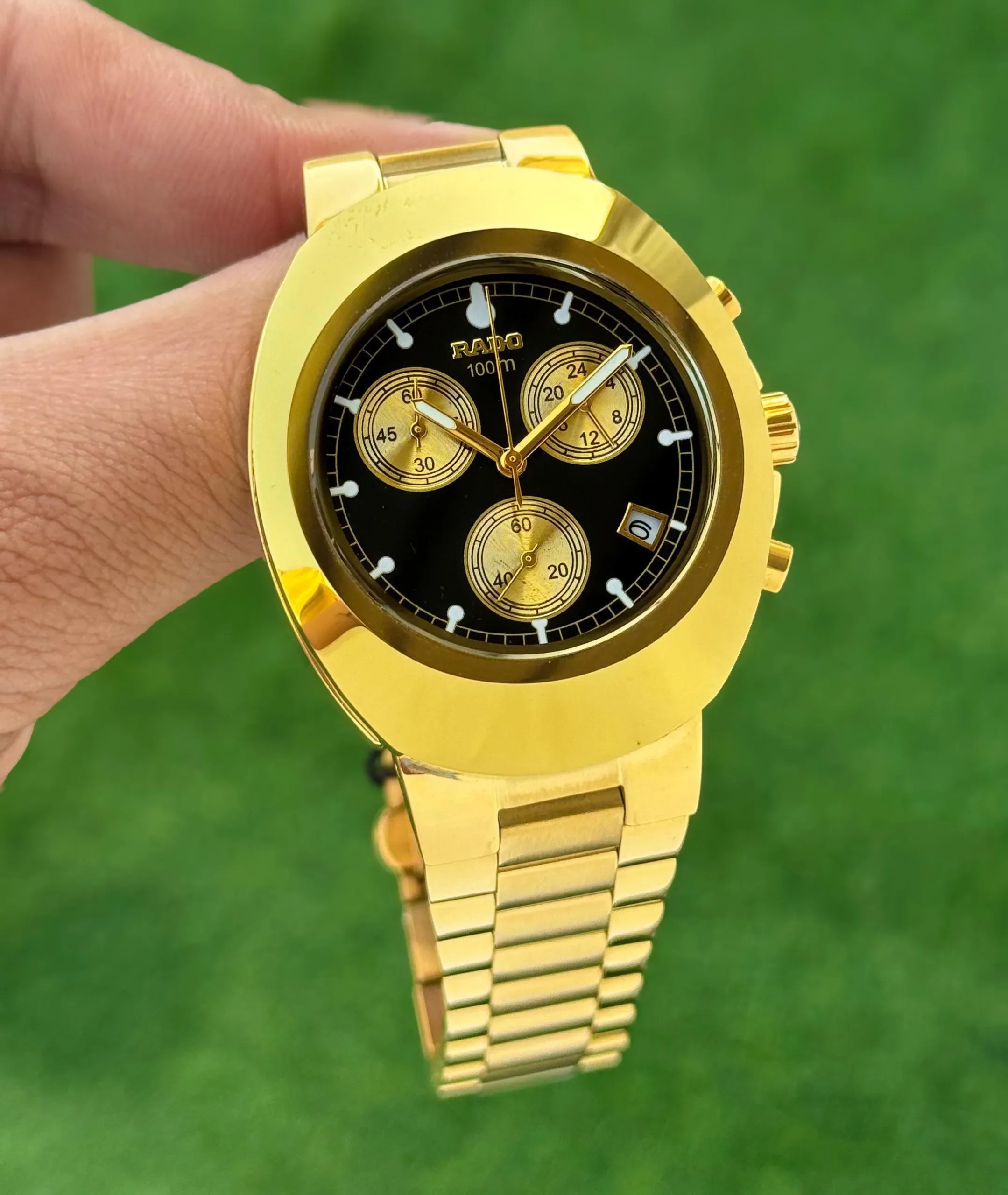 RADO QUARTZ MOVEMENT 7AAA SLIM DIAL GOLDEN - Image 3