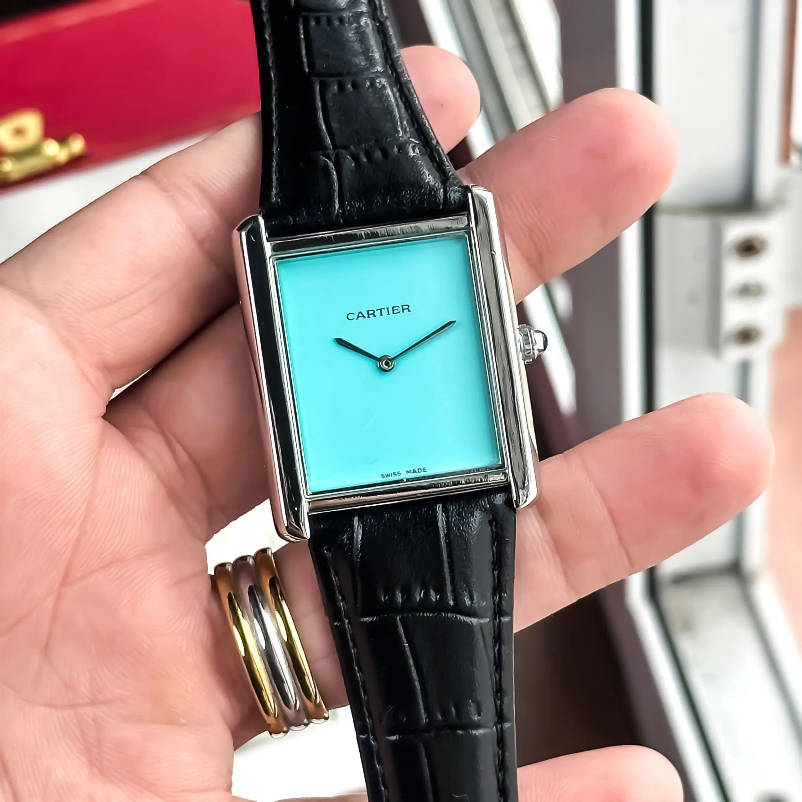2025/09/1000045893-jpg.webp CARTIER TANK LOUIS WSTA0072 7AA SKY BLUE DIAL - Image 1