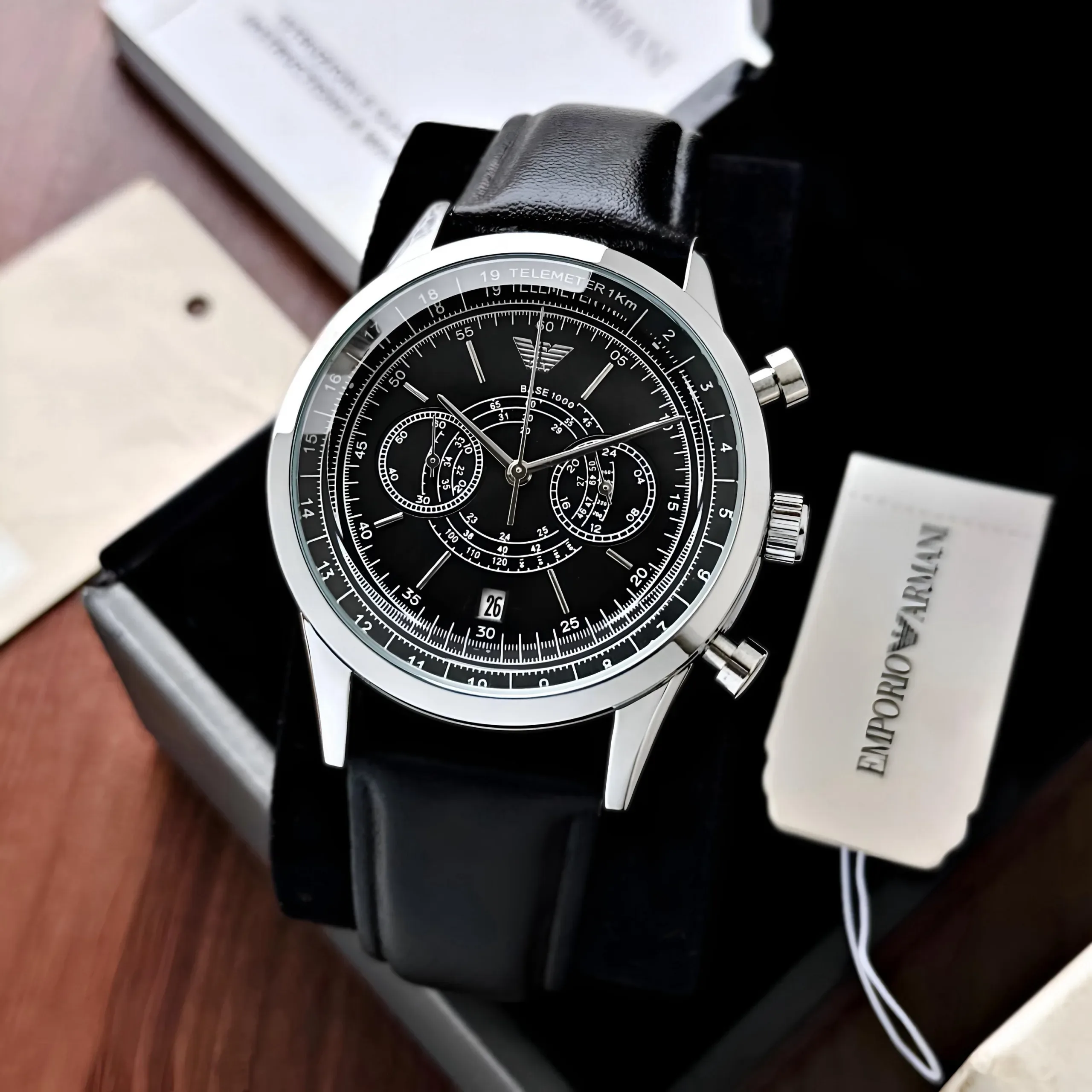EMPORIO ARMANI AR11634 MINIMALIST CHRONOGRAPH 7AA PREMIUM - Image 1