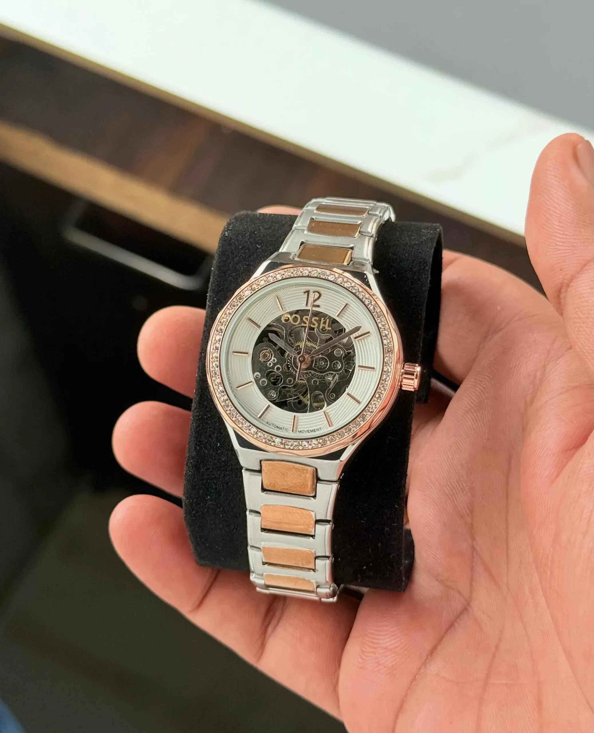 FOSSIL EVIVE SKELETON DIAL 7AA PREMIUM AUTOMATIC - Image 3