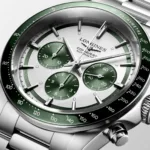 LONGINES CONQUEST CHRONOGRAPH AUTOMATIC WHITE & GREEN DIAL - Image 2