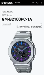 G-SHOCK GM-B2100 STAINLESS STEEL 7AAA PREMIUM