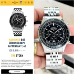 BREITLING NAVITIGER CHRONOGRAPH 7AA PREMIUM BLACK DIAL - Image 3