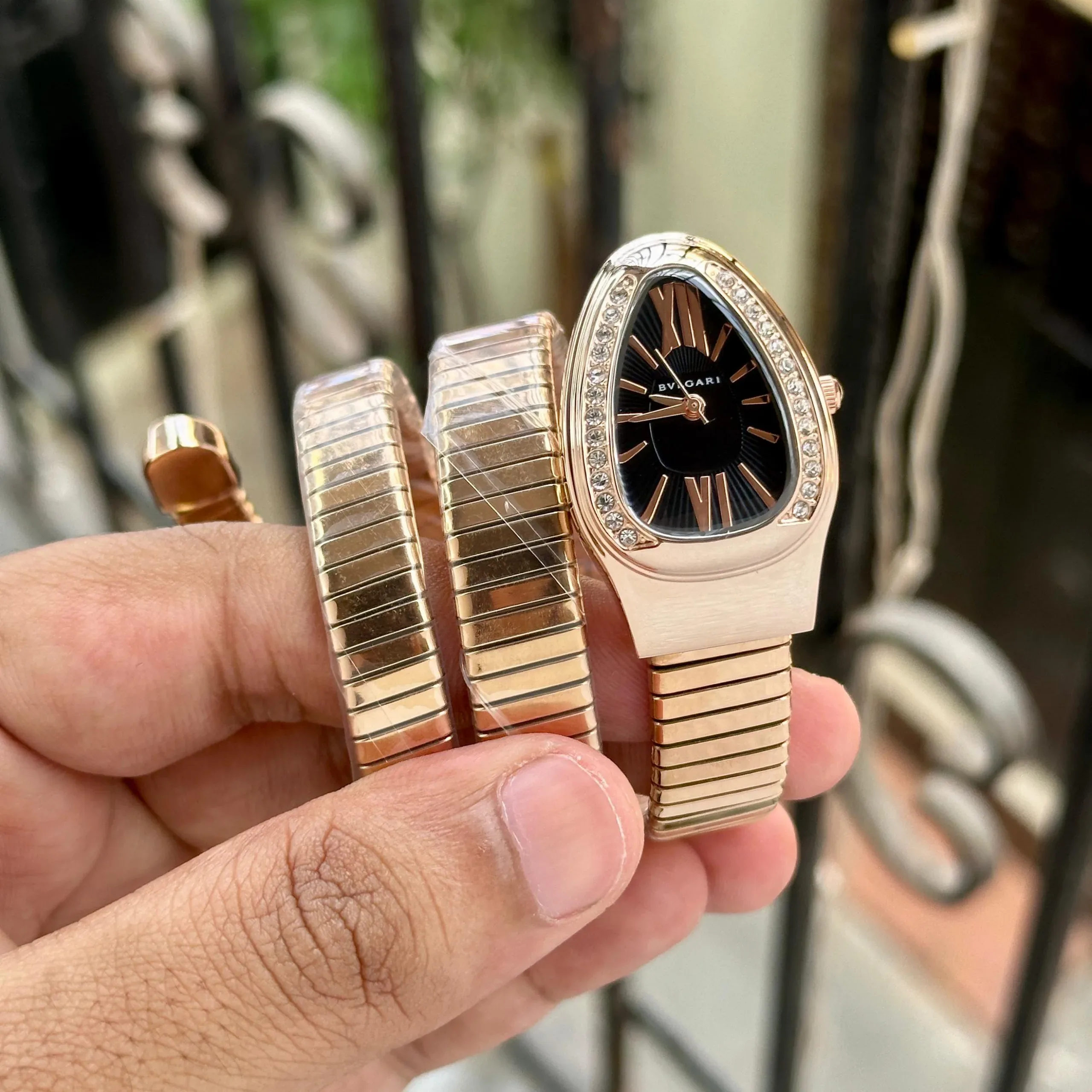 BVLGARI SERPENTI SPIGA 7AA ORIGINAL ROSEGOLD STRAP - Image 3
