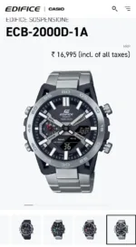 EDIFICE CASIO ECB-2000DC STAINLESS STEEL 7AAA PREMIUM