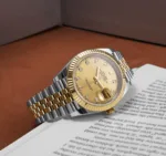 ROLEX DATEJUST 7AA PREMIUM AUTOMATIC SILVER GOLD - Image 2