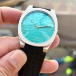 GUCCI SLIM SKY BLUE DIAL 7A QUARTZ MOVEMENT - Image 2