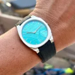 GUCCI SLIM SKY BLUE DIAL 7A QUARTZ MOVEMENT - Image 3