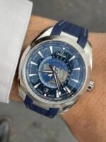 OMEGA AQUATERRA WORLDTIMER AUTOMATIC BLUE - Image 4
