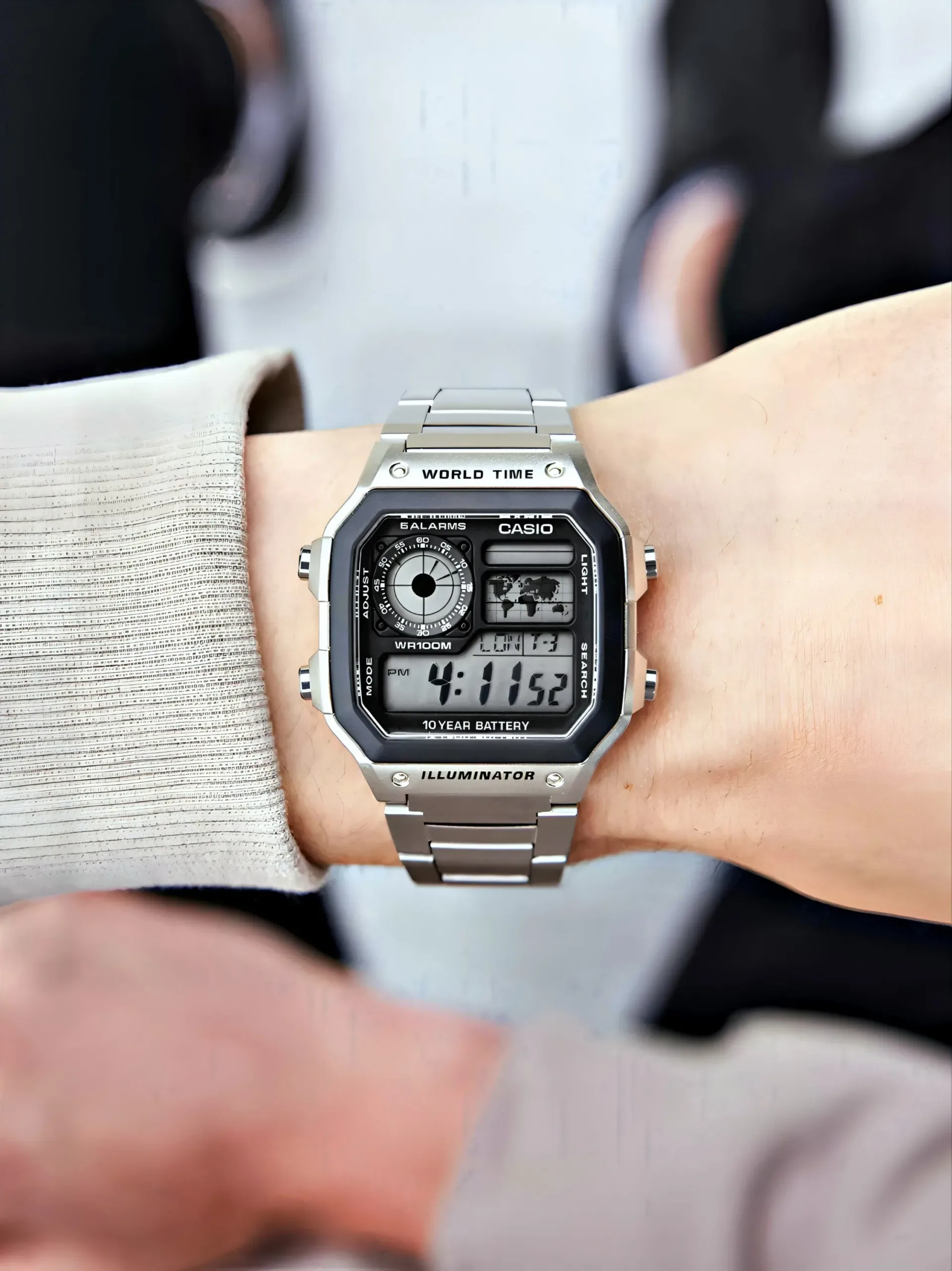 CASIO ROYALE STAINLESS STEEL 7AA PREMIUM BLACK - Image 5