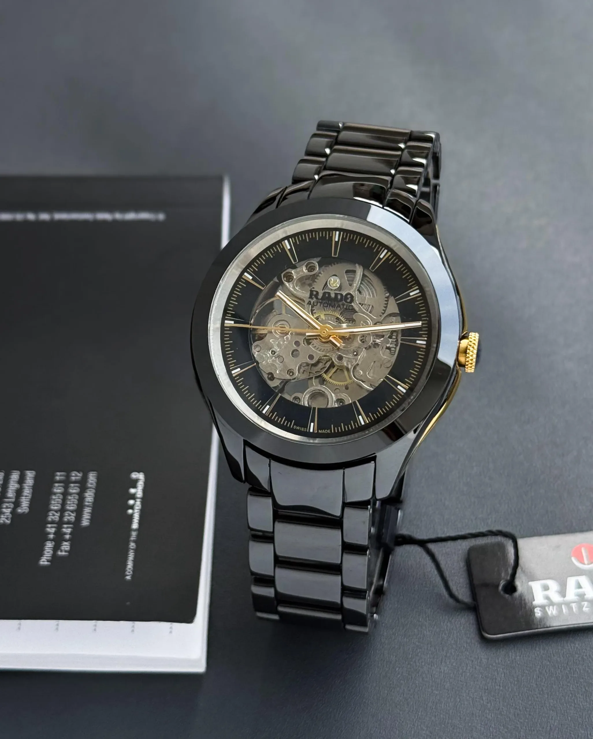 RADO OPEN HEART 7AAA PREMIUM AUTOMATIC BLACK - Image 1