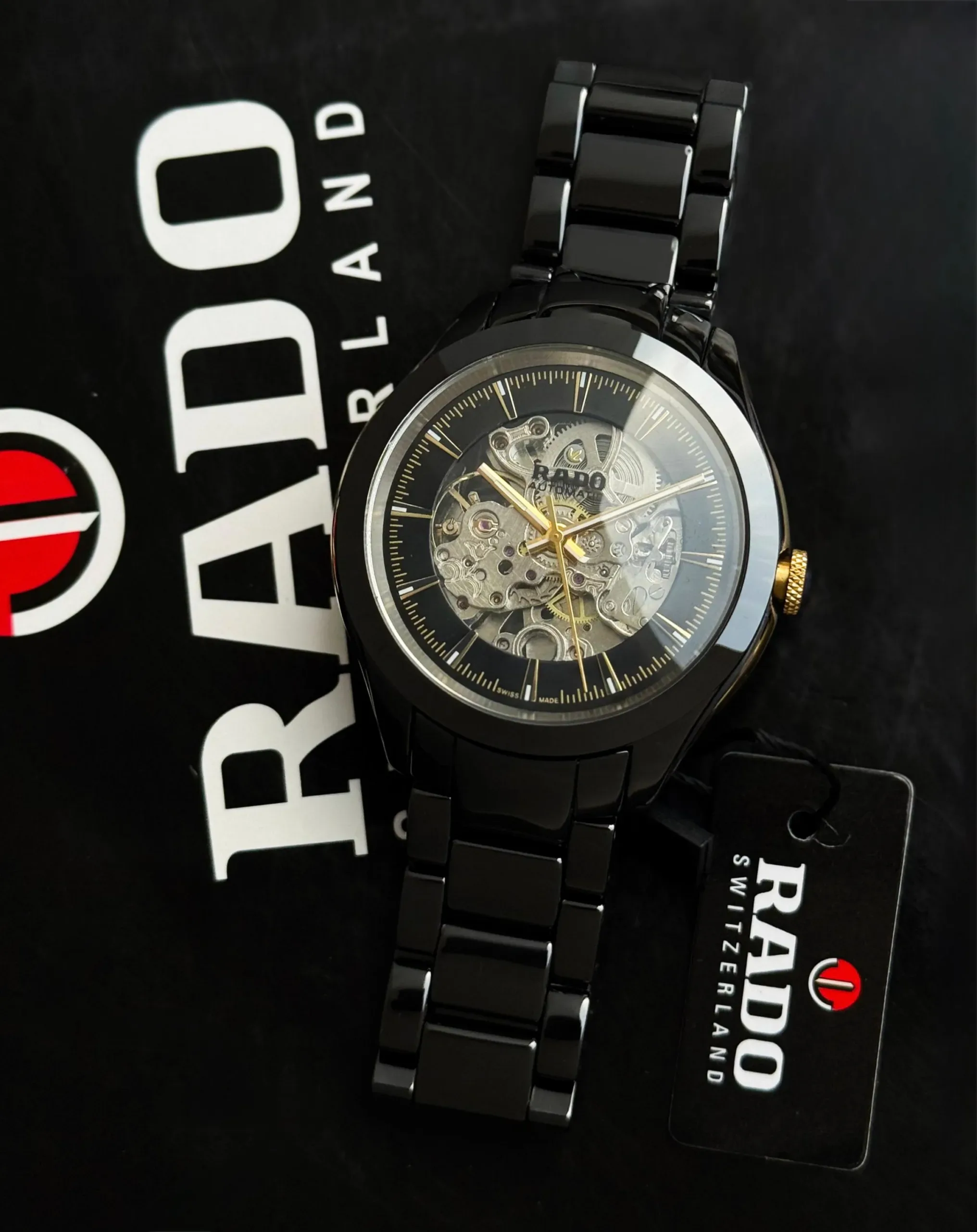 RADO OPEN HEART 7AAA PREMIUM AUTOMATIC BLACK - Image 3