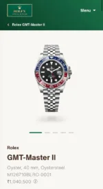 ROLEX GMT MASTER II 7AAA PREMIUM AUTOMATIC - Image 2