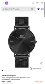 DANIEL WELLINGTON CLASSIC PETITE 7AA PREMIUM BLACK - Image 2