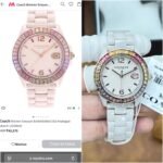 COACH GREYSON 14504020 STAINLESS STEEL PINK CERAMIC - Image 2