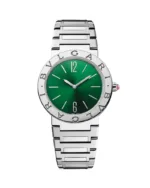 BVLGARI SWISS 103693 STAINLESS STEEL GREEN DIAL