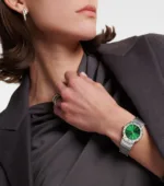 BVLGARI SWISS 103693 STAINLESS STEEL GREEN DIAL - Image 2