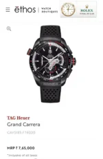 TAG HEUER GRAND CARRERA CALIBER 36 7AA PREMIUM - Image 3