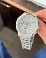 FOSSIL SLIM NEUTRA CHRONOGRAPH WHITE DIAL - Image 3
