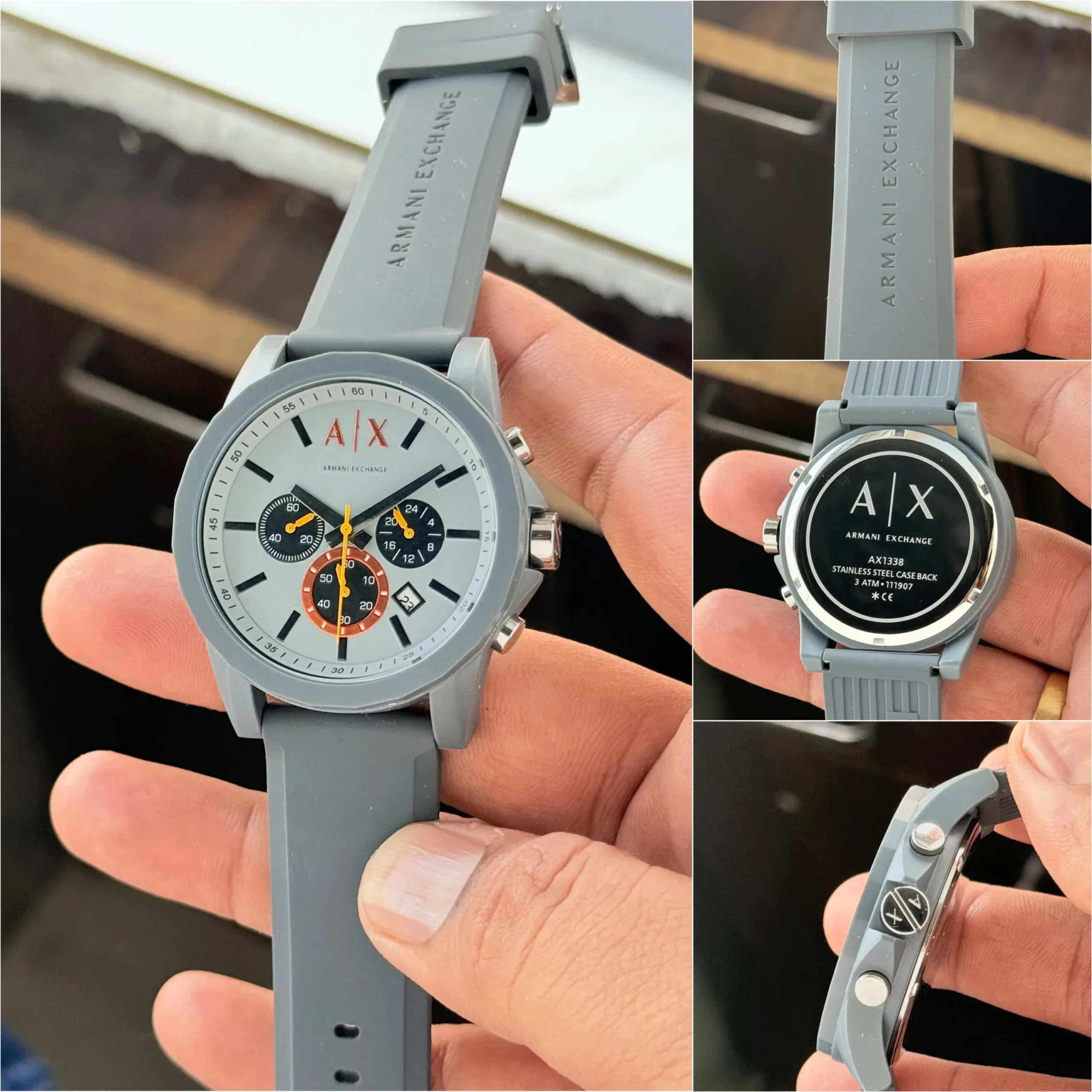 ARMANI EXCHANGE OUTERBANK CHRONOGRAPH 7AA PREMIUM BLACK - Image 3