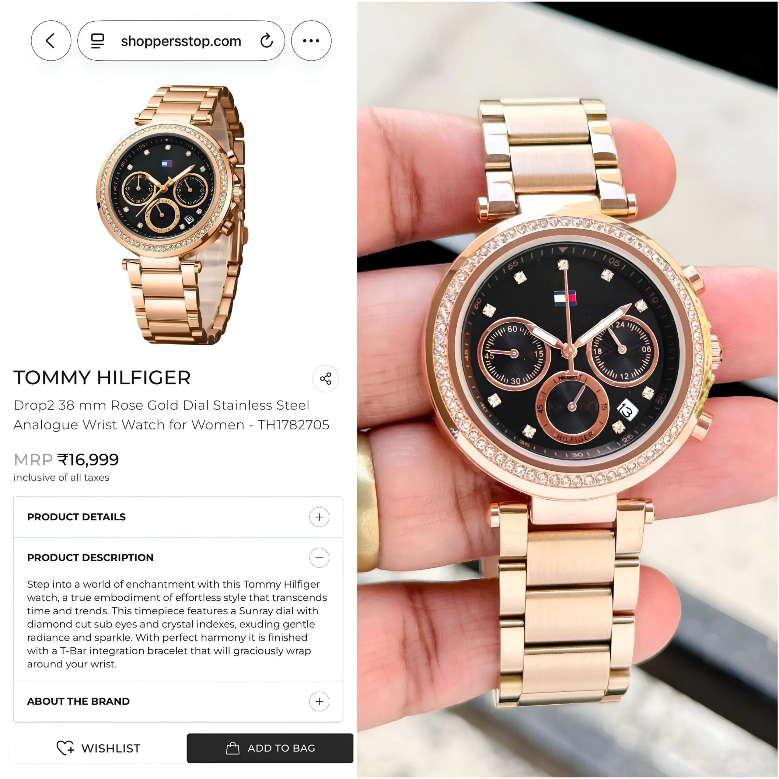 TOMMY HILFIGER DROP 2 7AA PREMIUM ROSEGOLD - Image 4