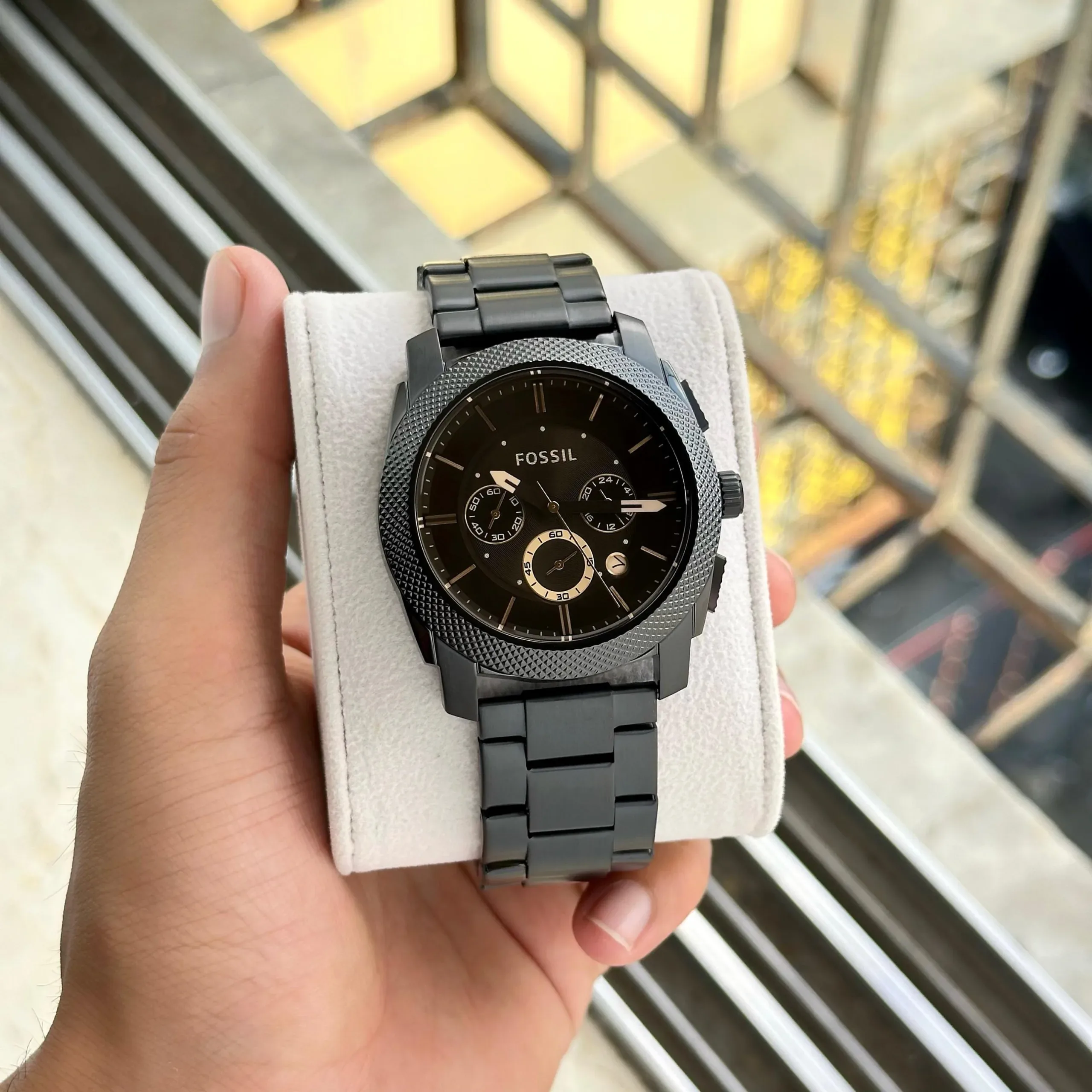 2025/10/1000051027-jpg.webp FOSSIL FS4682 BROAD SERIES STAINLESS STEEL BLACK - Image 1