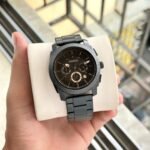 FOSSIL FS4682 BROAD SERIES STAINLESS STEEL BLACK - Image 2