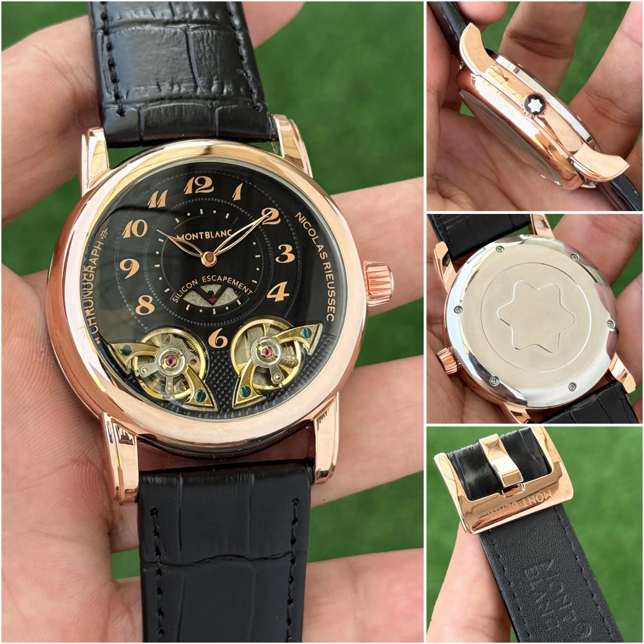 MONTBLANC VINTAGE 7AAA PREMIUM ROSEGOLD STEEL CASE - Image 4
